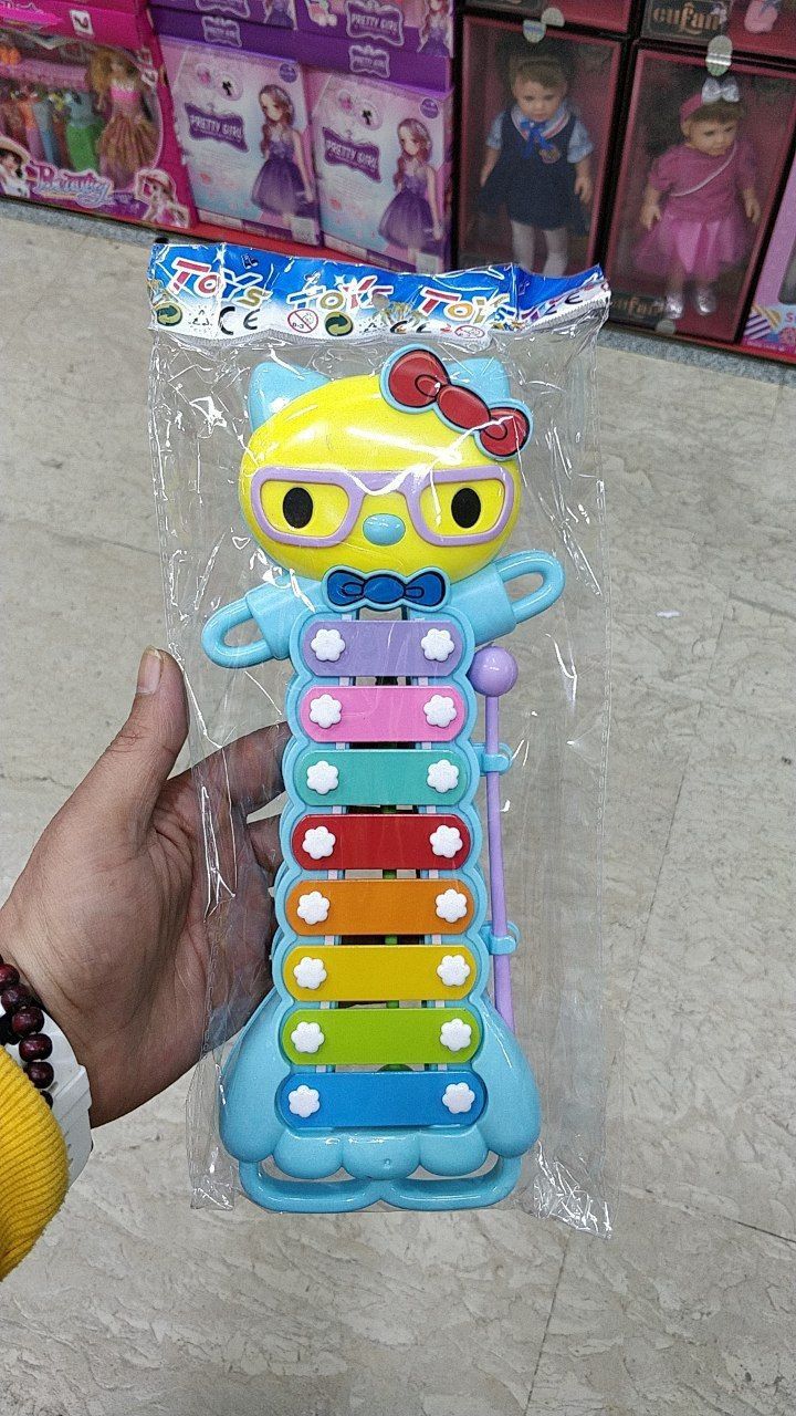 Hello Kitty themed children's xylophone toy,